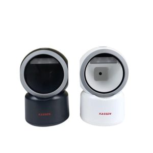 SCANNER BARCODE OMNI DIRECTION KASSEN RS 720 1D 2D WHITE AND BLACK - Hitam