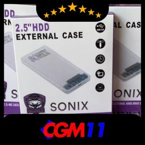 SONIX HDD EXTERNAL CASE ENCLOSURE 2.5" SATA USB 3.0 TRANSPARANT cgm11computer