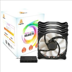 Segotep Fan 12CM RGB x 3 PCS (1 paket ) + Wireless Remote x 1 PCS