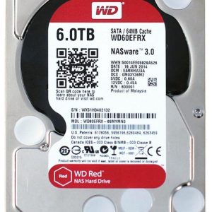 WD60EFRX 4 TERRA RED EDITION 64 MB SATA3