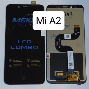 LCD XIAOMI MI-A2 - Putih - Hitam