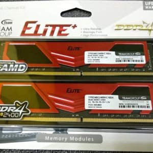 TEAM ELITE Plus 16GB Kit 2X8GB DDR4 2400Mhz DUAL CHANNEL