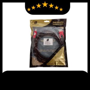 Kabel HDMI 1,5M-3M-5M-10M-15M Kabel HDMI bulat jaring male to male NIPPONTECH - cgm11computer - 3m