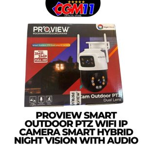 PROVIEW Smart Outdoor PTZ Wifi IP Camera Smart Hybrid Night Vision with Audio