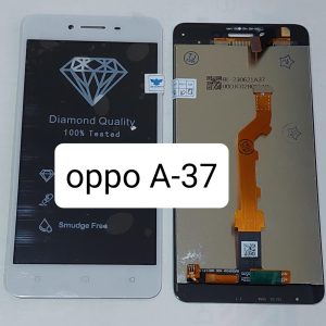 LCD OPPO A37 - Putih - Hitam