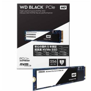 WDS256G1X0C SSD WD BLACK 256 GB PCle