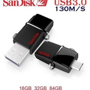 Team FlashDisk USB 3.0 OTG FD M123 64GB Hi-Speed (Dark Titanium)
