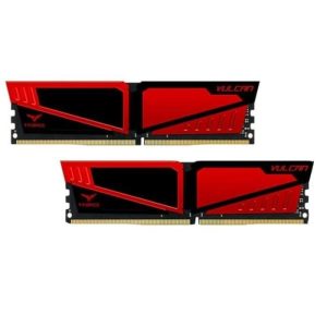 Team T-Force Vulcan RED DDR4 PC19200 2400Mhz Dual Channel 8GB 2x4GB
