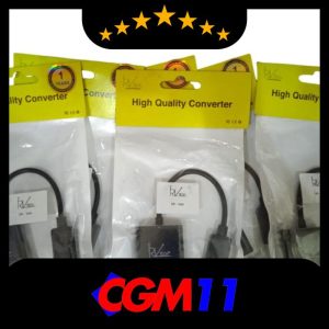 KABEL CONVERTER Display Port Thunderbolt DP To VGA Male Converter RV TECH PREMIUM cgm11computer