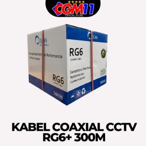 KABEL COAXIAL / KABEL CCTV / KABEL KAMERA / COLAN RG6+POWER 300METER - cgm11computer